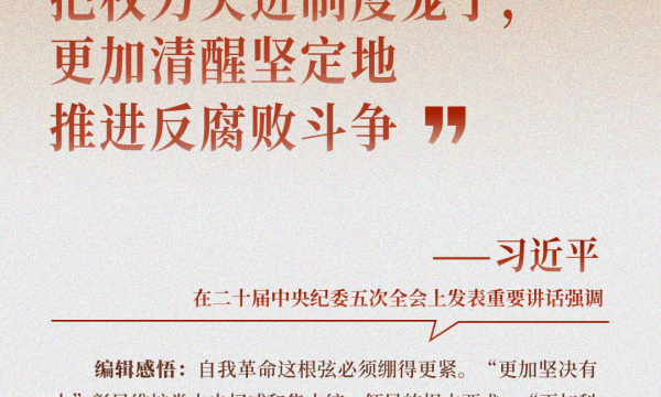 近闻·“中国特色反腐败之路，要坚定走下去”