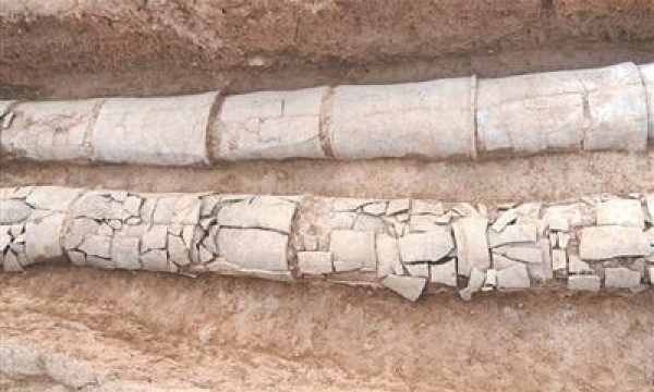 央媒观豫丨4000年前的排水管长啥样