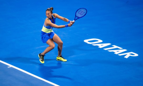 郑钦文憾负莱巴金娜 无缘多哈站八强